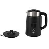 Elektrischer Wasserkocher 1,5 L 18502200 W, Schnelles Kochen mit 7 Stufeneinstellung, Automatische Abschaltung, Edelstahl-Wasserkocher für Tee, Kaffee, Suppe, Wasserwärmer,