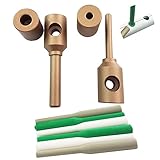 ZLUOK Wasserpfeife-Reparatur-Tools, Leck - Ausbessern, Loch - Ausbessern, Fixiereinheit, Schweißen Sterben, Kleber Stick-Reparatur-Tools PVC Kleine Schweiß- Und Rohr Reparaturarbeiten (7 Bis 11 Mm),A